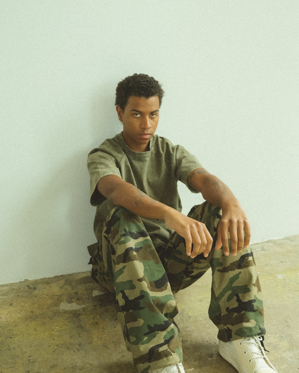 RELAXED CARGOS // CAMO