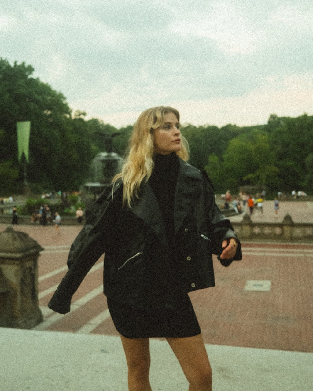 LEATHER BIKER JACKET