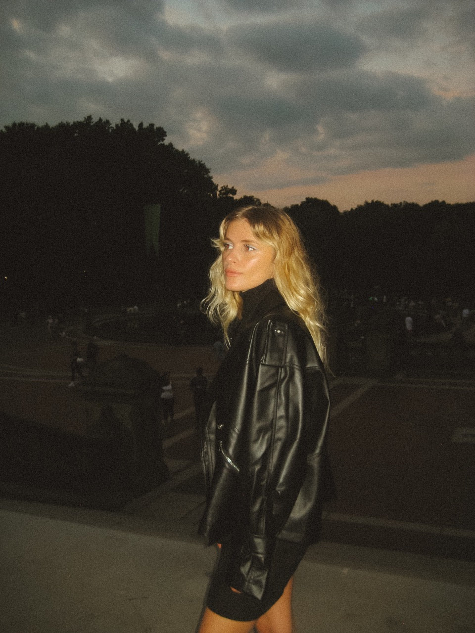 LEATHER BIKER JACKET