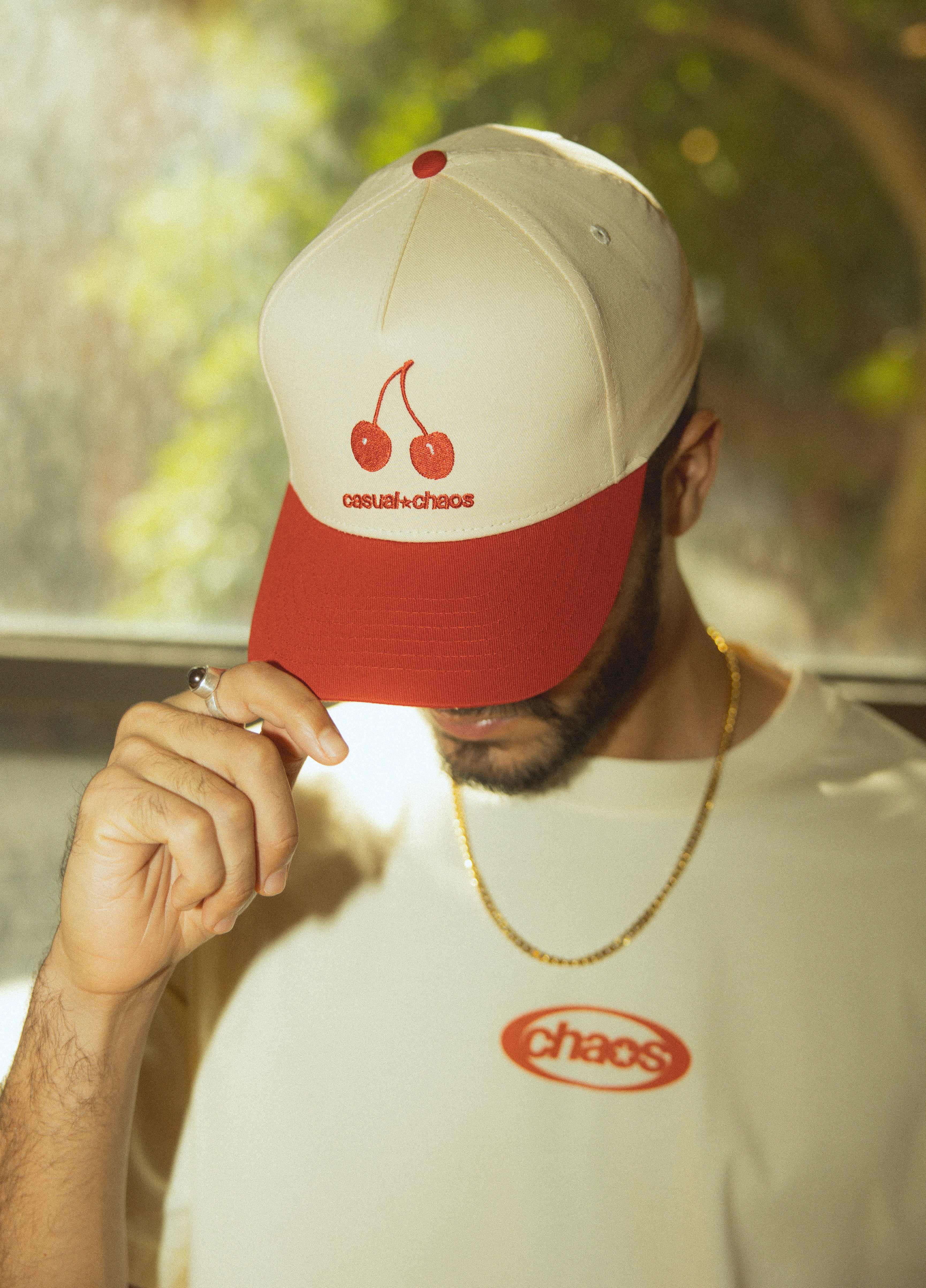 CHERRY TRUCKER HAT