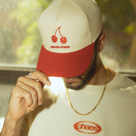 CHERRY TRUCKER HAT